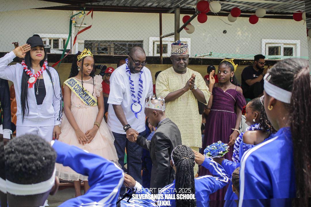 Students playing football
